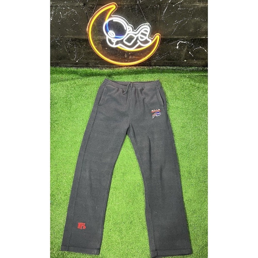 Buffalo Bills NFL Team Apparel Blue Fleece Sweatpants Joggers Men’s Size Large